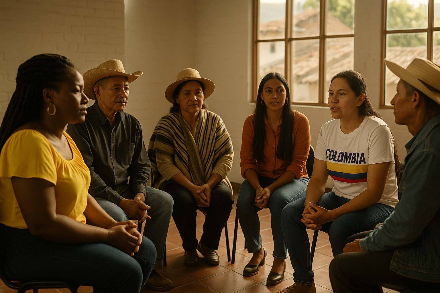 Reuni&oacute;n comunitaria de organizaciones de v&iacute;ctimas en Medell&iacute;n